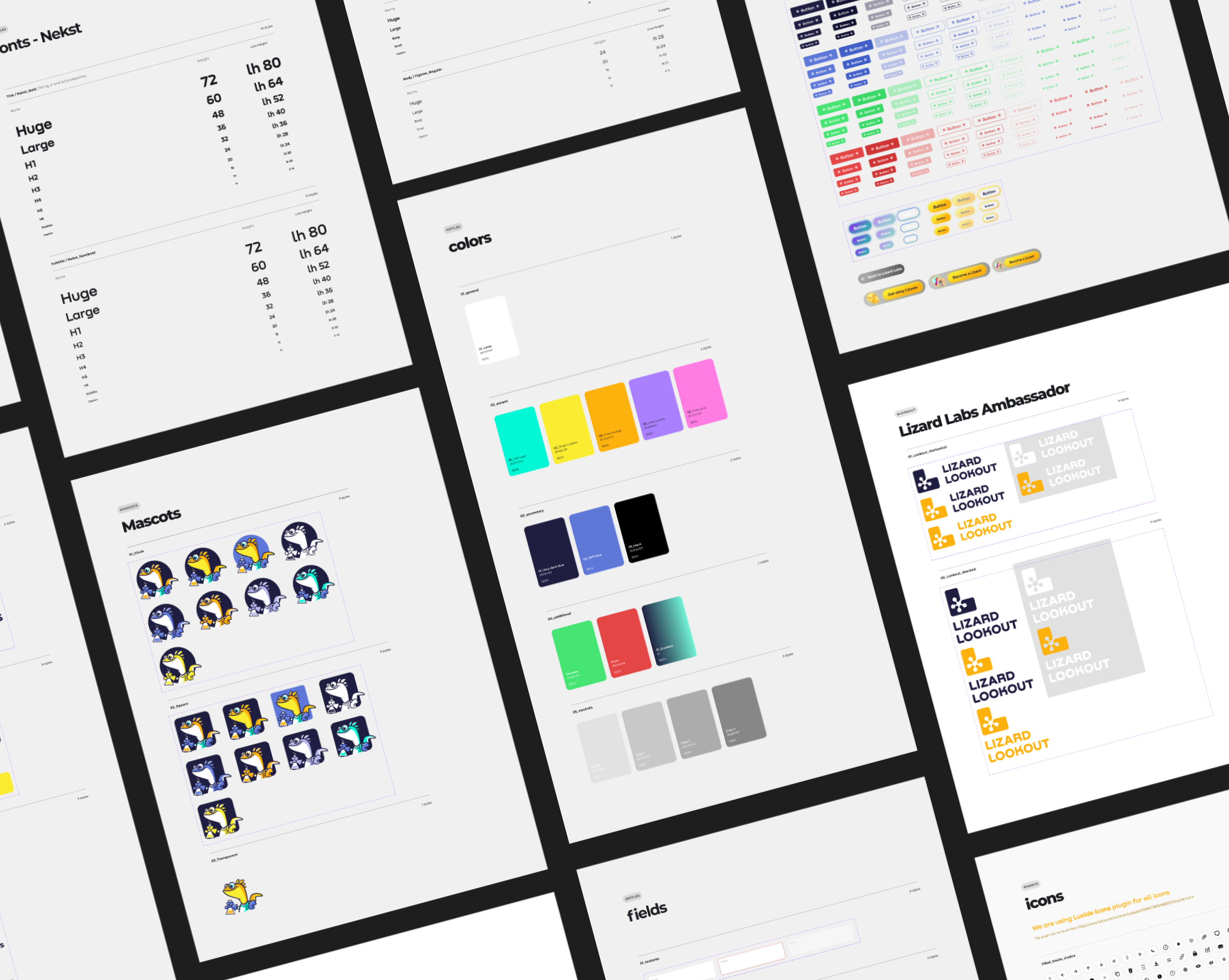 Design system — artwork & UI