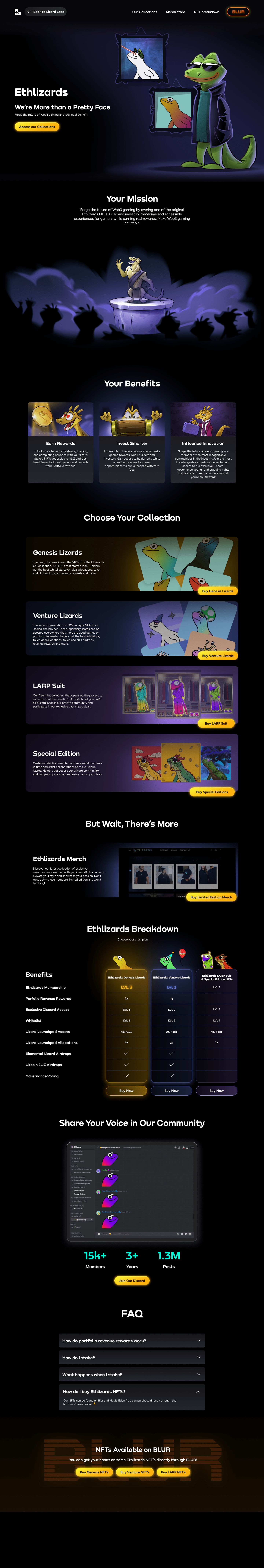 Lizard Lounge DAO — artwork & UI