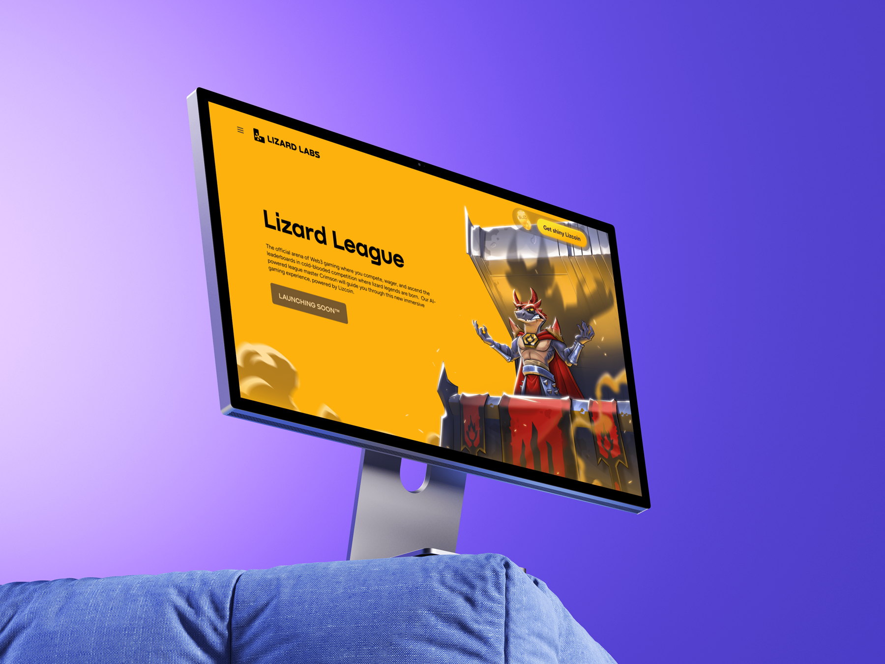 Lizard Lounge DAO — artwork & UI